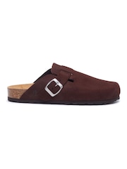 Hush Puppies Brown Bailey Closed Toe Mules - Image 1 of 5