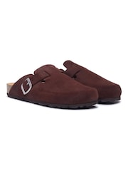 Hush Puppies Brown Bailey Closed Toe Mules - Image 3 of 5