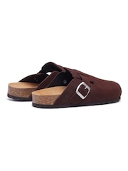 Hush Puppies Brown Bailey Closed Toe Mules - Image 4 of 5