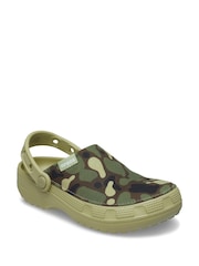 Crocs Green Classic Crafted Camo Clogs - Image 2 of 6