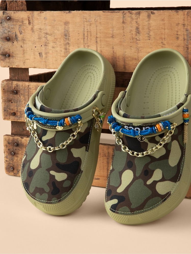Crocs Green Classic Crafted Camo Clogs - Image 6 of 6 Crocs Green Classic Crafted Camo Clogs - Image 6 of 6