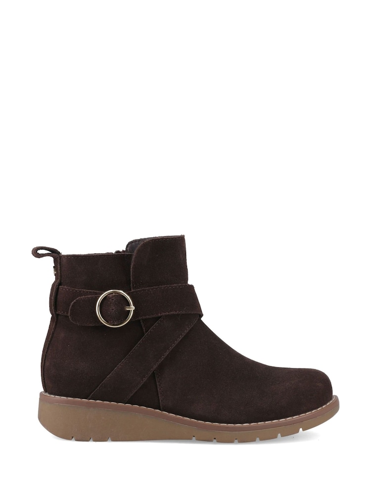 Brun - Hush Puppies Lyra Buckle-stövlar - Bild 1 av 4