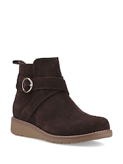 Brun - Hush Puppies Lyra Buckle-stövlar - Bild 2 av 4