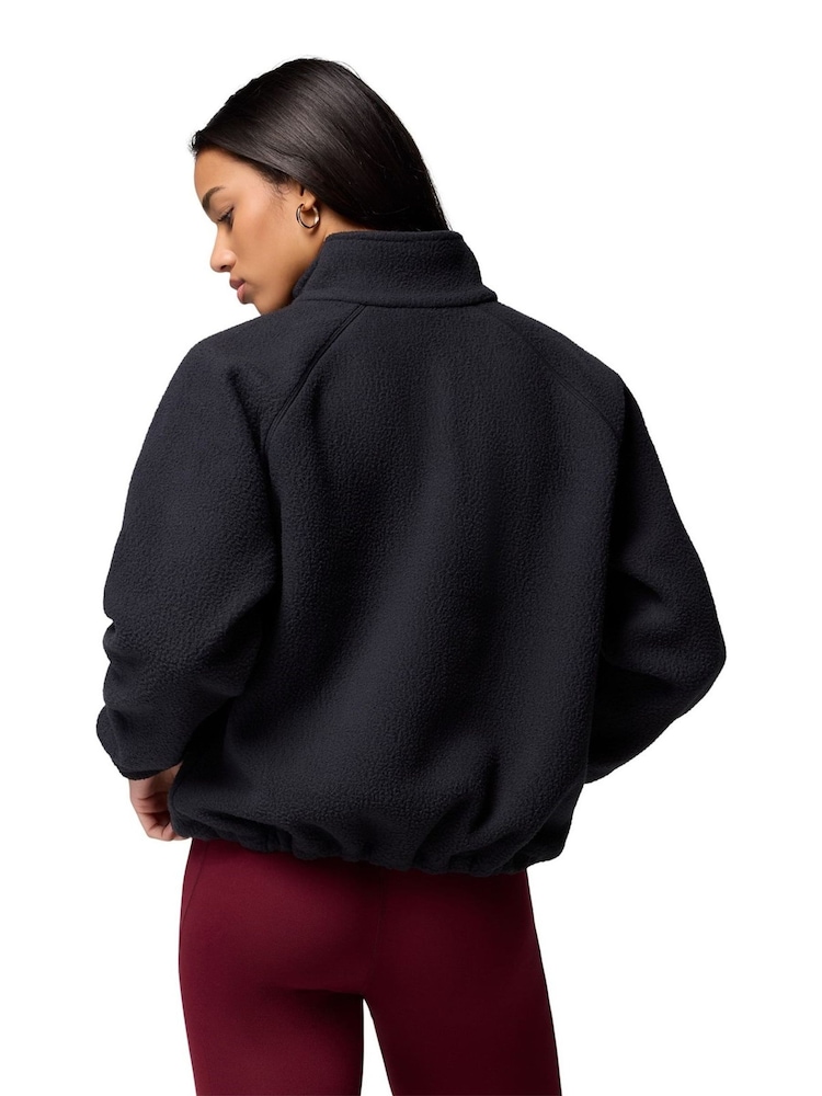 Columbia Black Jasper Ridge Pebbled Half Snap Fleece - Image 2 of 4 Columbia Black Jasper Ridge Pebbled Half Snap Fleece - Image 2 of 4