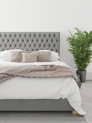 Aspire Furniture Grey Monroe End Lift Ottoman Storage Bed - Image 1 of 6