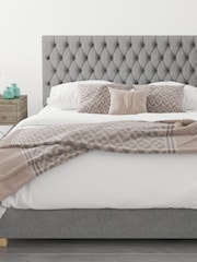 Aspire Furniture Grey Monroe End Lift Ottoman Storage Bed - Image 2 of 6