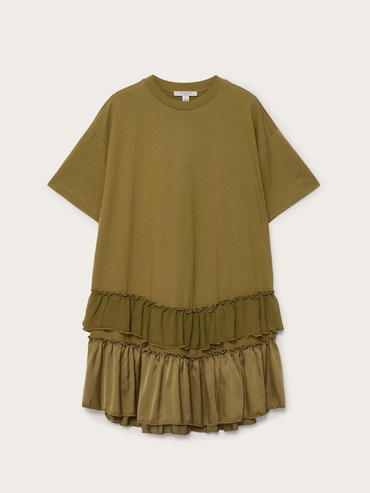 AllSaints Green Feyre Dress - Image 6 of 6 AllSaints Green Feyre Dress - Image 6 of 6