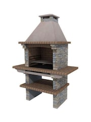 Callow Grey Garden Masonry Charcoal BBQ - Image 1 of 1