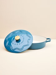 Judge Blue 28cm Enamelled Cast Iron Shallow Casserole - Image 2 of 6
