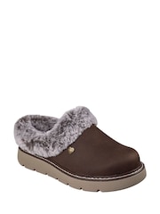 Skechers Brown Keepsakes Lite Cosy Blend Slippers - Image 2 of 3