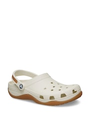 Crocs White Classic Evo Gum Clogs - Image 2 of 5