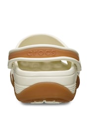 Crocs White Classic Evo Gum Clogs - Image 4 of 5