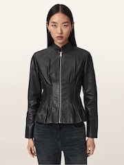 AllSaints Black Clo Jacket - Image 1 of 6
