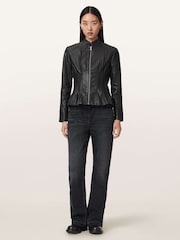 AllSaints Black Clo Jacket - Image 3 of 6