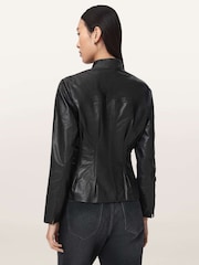 AllSaints Black Clo Jacket - Image 4 of 6