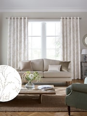 Laura Ashley Dove Grey Pussy Willow Made to Measure Curtains - Image 1 of 9