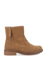 Hush Puppies Tan Brown Marien Boots - Image 1 of 4
