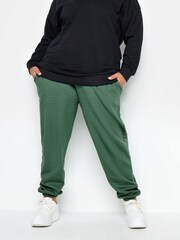 Yours Curve Green Joggers - Image 2 of 4
