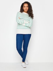 Grün - M&Co Gestreifter Pullover - Bild 3 von 5