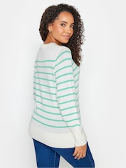Grün - M&Co Gestreifter Pullover - Bild 4 von 5