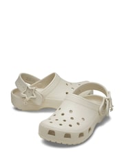 Crocs Cream Classic Toddler Star Buckle Clogs - Image 4 of 5