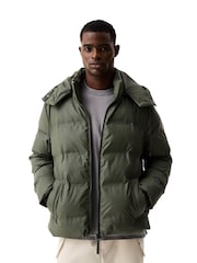 Hunter Green Wiley Sonic Welded Puffer Jacket - Image 1 of 3