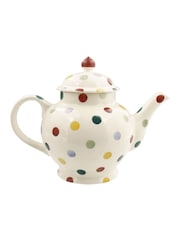 Emma Bridgewater Cream Polka Dot 4 Mug Teapot - Image 4 of 4