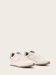 AllSaints White Liam Hex Sneakers - Image 3 of 6