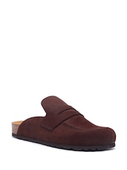 Hush Puppies Brown Briar Closed Toe Backless Loafers - Image 2 of 5