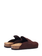 Hush Puppies Brown Briar Closed Toe Backless Loafers - Image 4 of 5
