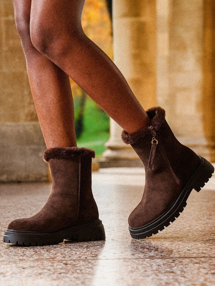Hush Puppies Brown Rosalind Boots - Image 1 of 6 Hush Puppies Brown Rosalind Boots - Image 1 of 6