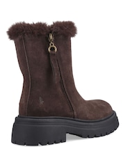 Hush Puppies Brown Rosalind Boots - Image 4 of 6