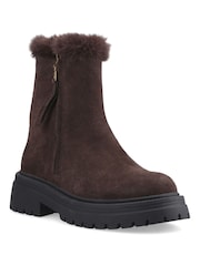Hush Puppies Brown Rosalind Boots - Image 5 of 6