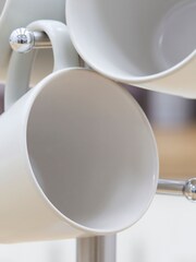 Morphy Richards Silver Mug Tree And Towel Holder Set - Image 2 of 5