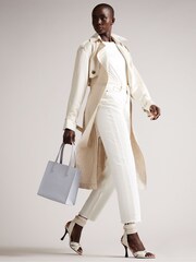 siva - Majhna torbica Ted Baker Crosshatch Icon  - Slika 1 iz 5