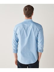 Light Blue Regular Fit Long Sleeve Oxford Shirt - Image 2 of 5