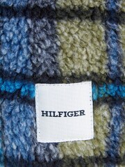 Tommy Hilfiger Kids Green Tartan Teddy Liner Jacket - Image 6 of 6