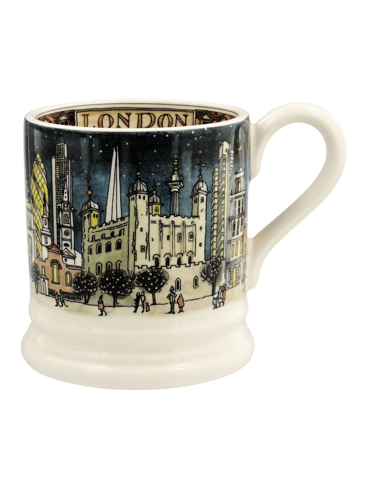 Emma Bridgewater Cream Cities Of Dreams London At Night 1/2 Pint Mug - Image 2 of 4 Emma Bridgewater Cream Cities Of Dreams London At Night 1/2 Pint Mug - Image 2 of 4