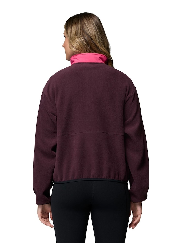 Columbia Pink Sequoia Grove II Full Zip Fleece - Image 2 of 4 Columbia Pink Sequoia Grove II Full Zip Fleece - Image 2 of 4
