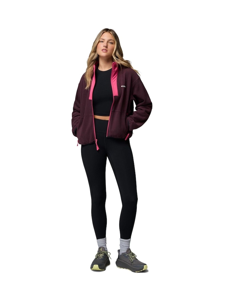 Columbia Pink Sequoia Grove II Full Zip Fleece - Image 4 of 4 Columbia Pink Sequoia Grove II Full Zip Fleece - Image 4 of 4