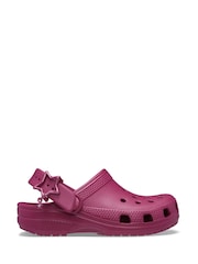 Crocs Pink Classic Toddler Star Buckle Clogs - Image 1 of 5