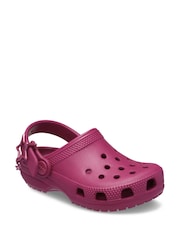 Crocs Pink Classic Toddler Star Buckle Clogs - Image 2 of 5