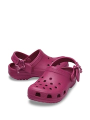 Crocs Pink Classic Toddler Star Buckle Clogs - Image 4 of 5