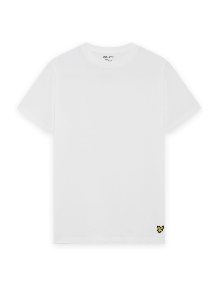 Lyle & Scott White Loungewear T-Shirts 3 Pack - Image 2 of 8