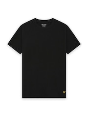Lyle & Scott White Loungewear T-Shirts 3 Pack - Image 7 of 8