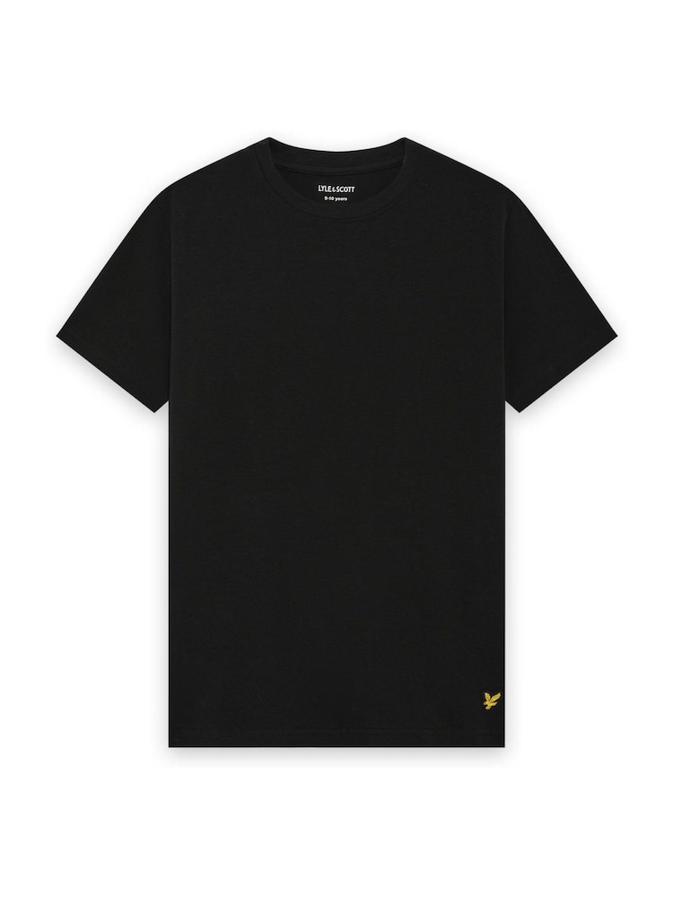 Lyle & Scott White Loungewear T-Shirts 3 Pack - Image 8 of 8