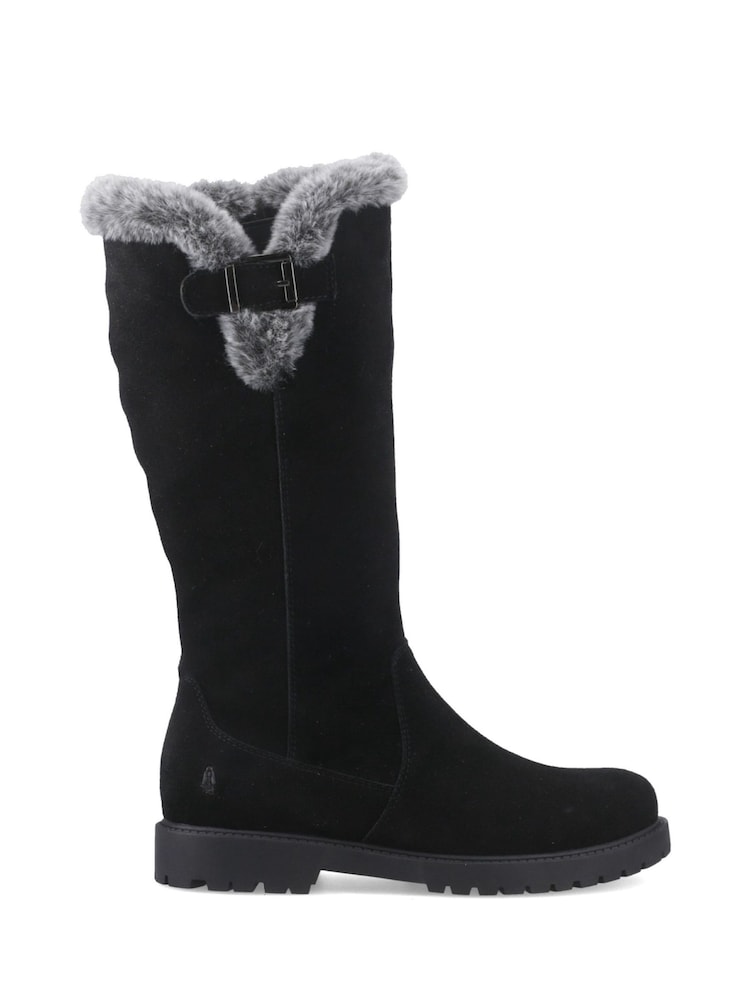 Hush Puppies Black Honor Long Boots - Image 1 of 4 Hush Puppies Black Honor Long Boots - Image 1 of 4