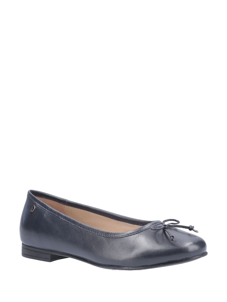 Azul - Bailarinas estilo merceditas de piel Naomi de Hush Puppies - Imagen 1 de 4