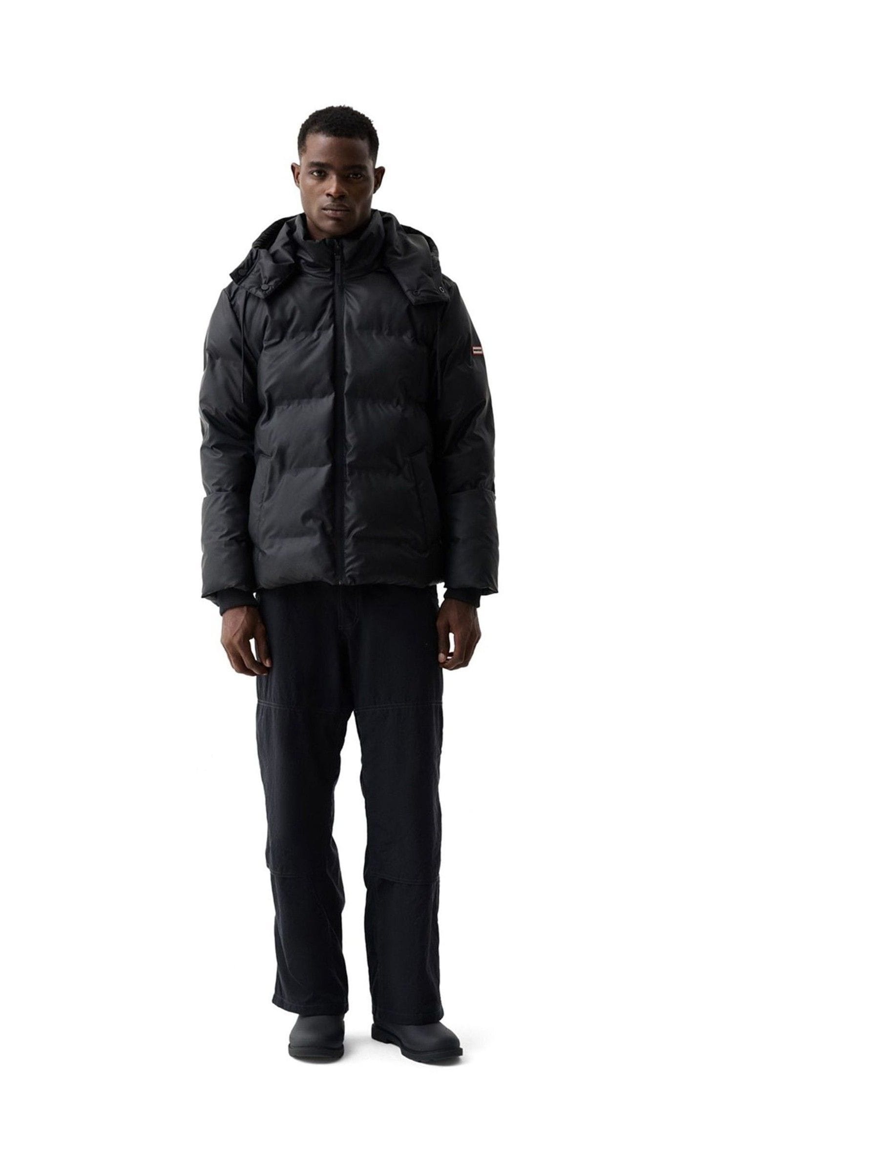 Hunter Men's Black Wiley Sonic Welded Puffer Jacket