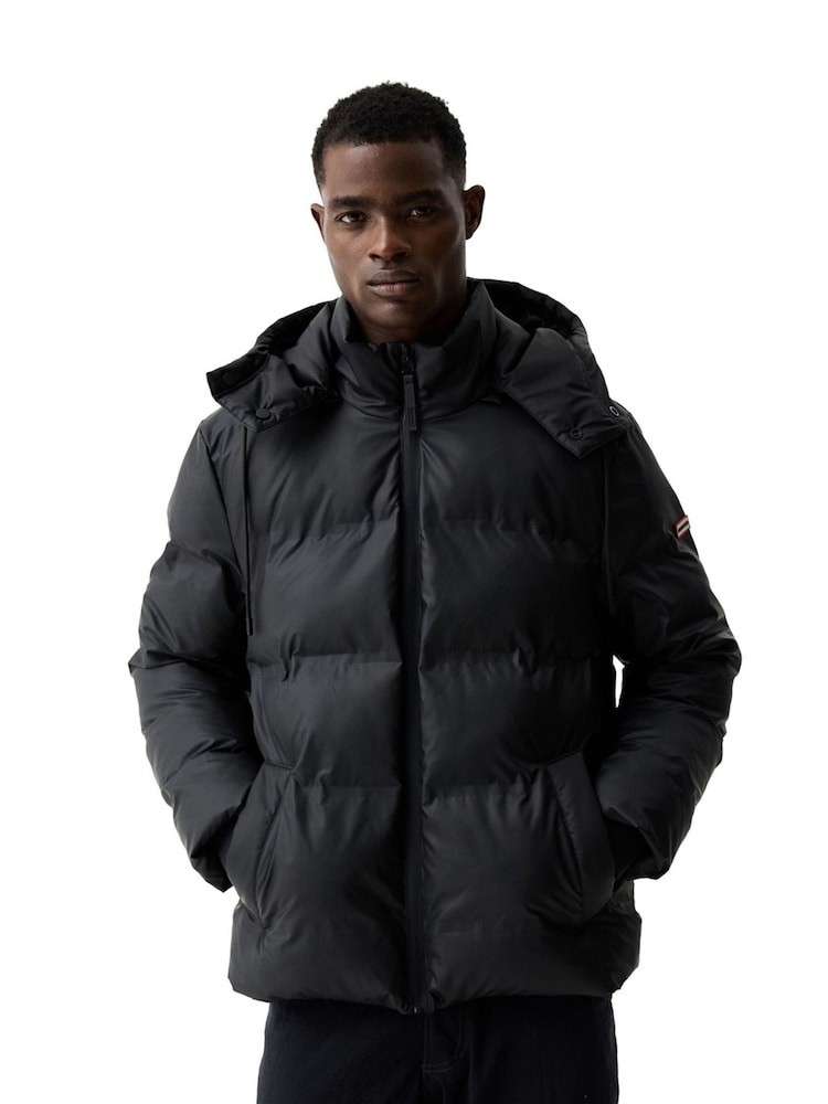 Hunter Black Wiley Sonic Welded Puffer Jacket - Image 2 of 4 Hunter Black Wiley Sonic Welded Puffer Jacket - Image 2 of 4